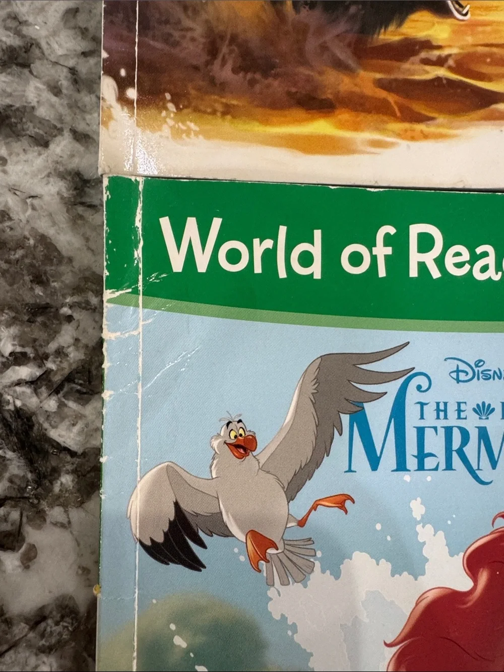 Disney World of Reading Level 1 Books - Green, Blue, White, Yellow Covers